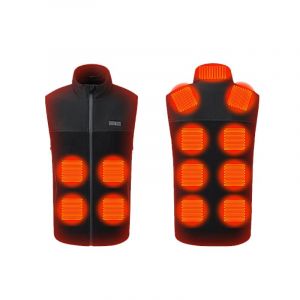 Gilet Chauffant 13 Zones De Chauffage Noir M/L - Neuf