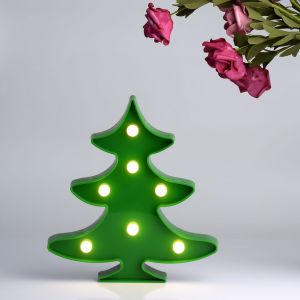 Lampe LED 3D en forme de licorne, sapin de Noel, noix de coco, ananas, decoration de festival (#02) - Neuf