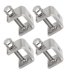 Pièces 304 Acier inoxydable Pinces en forme de U en forme de C Étau Pinces à bois Pinces en forme de C robustes avec large ouverture de mâchoire - Neuf