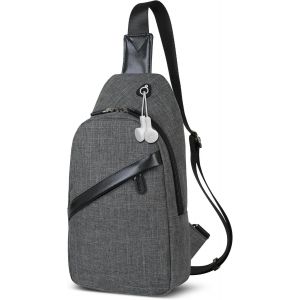 RFCBC-Sac de Poitrine Sac Bandouliere Sacoche Bandouliere Sac à Dos Petit Imperméable Léger Sacoche Bandoulière pour Sport Randonnée Cyclisme Homme et Femme - Neuf