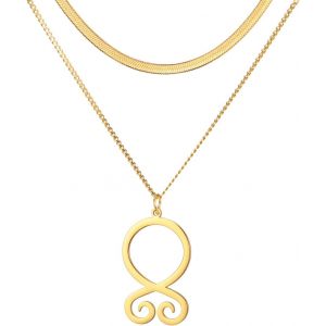 Kal-Collier Croix De Troll Pendentif Viking Acier Inoxydable Croix De Troll Amulette De Protection Bijoux Nordiques Pour Hommes Femmes - Neuf