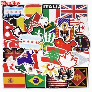 200 Autocollants De T¿¿L¿¿Phone Pour Bagages, Drapeaux Nationaux,Aesthetic Couleurs Stickers, Imperm¿¿Able Vinyle Autocollant Pour Telephone Ordinateur Portable Macbook Scrapbooking - Neuf