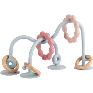 TDRFL-Lot De 2 Jouets Ventouse Bébé Chaise Haute,Jouets Montessori En Silicone Pour Nourrissons Tout-Petits Jouets De Bain Activité De Développement Précoce Cadeau Pour Nouveau-Né - Neuf