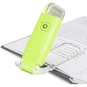 Lampe De Lecture À Pince À Led Usb Liseuses Led Rechargeable Avec Lampe De Lecture Pour Lire Au Lit Pince, Lumière Douce Pour Les Yeux, 3 Niveaux Luminosité Réglable Pliable Mini Clip Lampe - Neuf