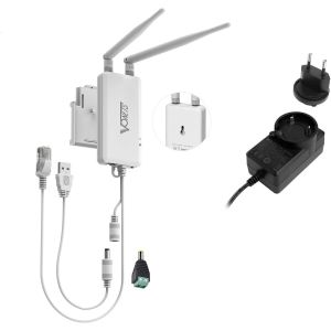 ChenQuanSarl-Vap11S Wifi Routeur Sans Fil Wifi Répéteur Wifi Hotspot Extender Amplificateur De Signal 2 Ports Rj45 Pour Appareils Réseau Dvr Plc Avec Adaptateur Secteur 12V/1A - Neuf