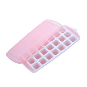 Bac &Agrave; Gla&ccedil;ons Carr&eacute; &Agrave; 21 Trous Avec Couvercle Pour La Fabrication De Gla&ccedil;ons Et La Conservation Des Aliments - Neuf