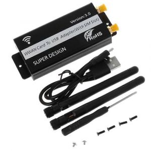 Adaptateur PCI-Express vers USB avec emplacement pour carte SIM pour carte Pci-e WWAN/LTE - Neuf