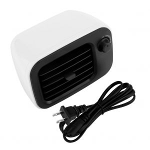 Hjlian Mini Radiateur Portable Pour Bureau, Maison, Chambre A Coucher, Ventilateur, Chauffage, Blanc, 110 V, Prise Americaine - Neuf