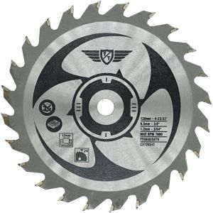 1 x CS12024T Lames de scie TCT à alésage 120 mm 24T 9,5 mm compatibles avec Worx WorxSaw XL Worx WX427 WX429 WX437 WX439 WX531 400 W 700 W - Neuf