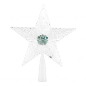 HJLIAN Etoile lumineuse LED avec eclairage changeant de couleur pour decoration de sapin de Noel (L) - Neuf