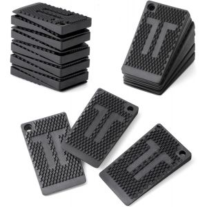 40 Pack Furniture Leveling Pads, Soft Rubber Table Leveling Wedges for Home Improvement - Level Wedges, Cabinet Wedges, Chair Wedges, Leveler Feet Leveler - Neuf