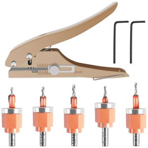 Ensemble de 5 forets &agrave; fraiser r&eacute;glables avec poin&ccedil;on et cl&eacute;s - Neuf