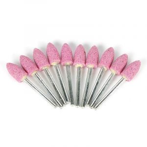 10pcs Pierre Mont&eacute;e Abrasive Pour Accessoires Dremel T&ecirc;te De Meule De Meule Pour Outil Rotatif Dremel - Neuf