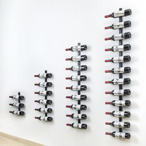 Chenquansarl-Tagère À Vin Murale Pour 12 Bouteilles De Vin, Organisateur De Rangement De Vin Détachable À Monter Soi-Même, Support Mural Pour Bouteilles De Vin, Porte-Serviettes Utilisé Comme Une Ou - Neuf