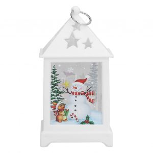 Hjlian Decoration De Noel A Led, Bonhomme De Neige, Fete D'anniversaire, Lanterne De Decoration De Noel A Led - Neuf