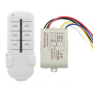 ON/OFF AC180-240V Récepteur Sans Fil Lampe Lumière RF Télécommande Interrupteur (3 voies 3 * 1000W) - Neuf