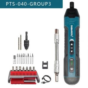Tournevis électrique sans fil Rechargeable 1300mah batterie au Lithium Mini perceuse 3.6V ensemble d'outils électriques entretien ménager réparation-PTS-40-22 - Neuf