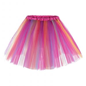 Femmes Jupe En Tulle À La Taille Aline Partie Jupe Plissée Costume - Neuf