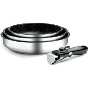 Backen Lot De 4 Po&ecirc;les En Inox - Neuf