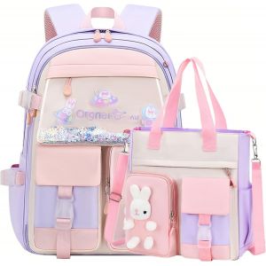 KALSC-Lot De 2 Sacs À Dos Kawaii Pour Filles - Neuf