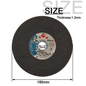 Disques de Coupe en Métal et Inox Disque de meulage pour métaux,roue de coupe en résine,pour meuleuse d'angle,lame ultra-fine pour métal,fer,acier ino -180mm-25pc - Neuf