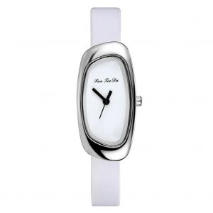 Tendance D&eacute;contract&eacute;e Cadran Irr&eacute;gulier Quartz Femmes Style Minimaliste Montre-Bracelet Montre(Blanc) - Neuf