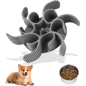 Kalanka-Gamelle Anti Glouton Chien Gamelle D'alimentation Lente Avec Base Gamelle Anti Glouton Chat Pour Ralentir La Nourriture Pour Chiens Favorise Une Alimentation Saine Et Une Digestion Lente - Neuf