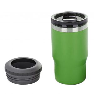Porte-Bouteille Isotherme En Acier Inoxydable 304 Pour Canettes De 40 Cl, Pour Boissons En Plein Air, Voiture, Vert - Neuf