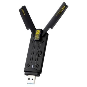 WiFi7 6500Mbps Adaptateur USB BE6500 2.4G & 5.8G & 6GHz Carte réseau sans fil 802.11be Free-Drive WiFi Adap - Neuf