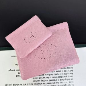 Mini Porte-Monnaie En Cuir Véritable, Couche Supérieure En Cuir De Vache, Porte-Cartes Multifonctionnel, Rouge À Lèvres, Petit Portefeuille Pour Femmes.Mauve + Petite Taille 11*9*1Cm. - Neuf