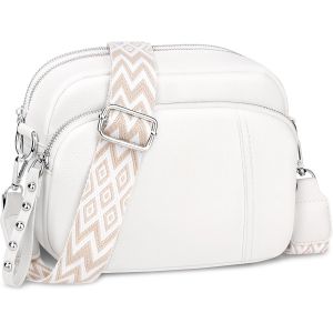 TZF-Sac Bandouli&egrave;re Femme Sac a Main Femmes Bandoulieres en PU Cuir Sacs Bandoulieres avec R&eacute;glables Bandouli&egrave;r Sacs Femme Mode pour Utilisation Quotidienne - Neuf