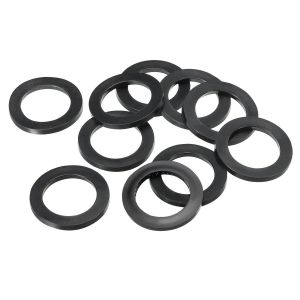 M32 Rondelle Plate Caoutchouc,10 Paquet 32 mm ID 45 mm OD 4mm Épais Étanchéité Espaceur Joint Anneau pour Robinet Tuyau Eau Tuyau Fixation Boulon,Noir - Neuf