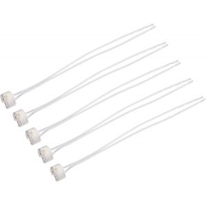 Kalanka-Lot De 5 Douilles D'ampoule Ac/Dc 12-250 V 2 A 20 Cm De Long Pour Ampoules Led Gu5.3 G4 Mr16 Mr11 - Neuf