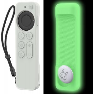 Étui Pour Apple Tv 4K Hd Siri Remote 3E Génération (2022) / Apple Tv Siri Remote 2E Génération (2021) Léger, Mince, Silicone Sans Rayures, Absorption Chocs, Accès Complet À Toutes Fonctions - Neuf