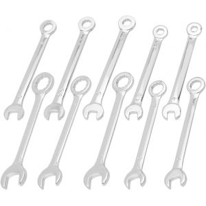 Lot De 10 Mini Cl&eacute;s Mixtes M&eacute;triques De 4 &Agrave; 11 Mm Avec Extr&eacute;mit&eacute; Ouverte Petite Cl&eacute; En Acier Au Carbone Pour Assembler Des Meubles Et Des Petits &Eacute;quipements - Neuf