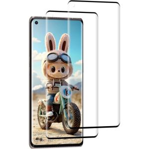 CAUC-Protection D'&eacute;cran pour OPPO Find X3 Neo, 2 Pi&egrave;ces Vitre Protection de Anti Rayures, Duret&eacute; 9, Transparent HD, Sans Bulless, Film - Neuf