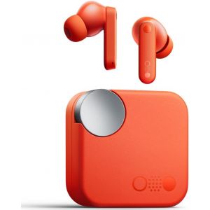 Buds - Écouteurs Sans Fil Avec 42 Db Anc, Mode Transparence, Technologie Ultra Bass 2.0, Audio Hd Par Dirac, Résistance À L'Eau Ip54 Et Connexion Double Appareil - Orange - Neuf