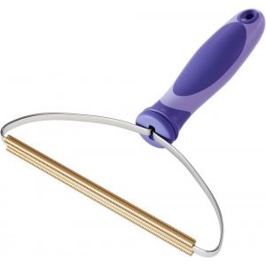 Éliminateur De Poils D'animaux (Violet), Éliminateur De Poils De Chien Et De Chat, Nettoyeur De Peluches Professionnel, Outil D'élimination Des Poils, Grattoir À Tapis Portable - Neuf