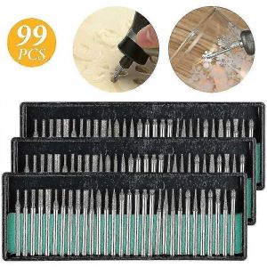 Promotion D'hiver,Diamond Bur Drill Bit Grinding Set Dremel Tools - Neuf