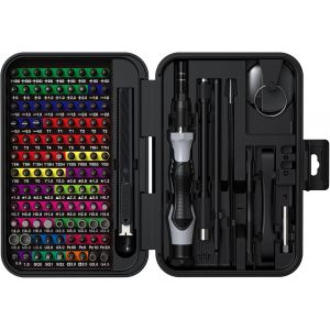 Tournevis de pr&eacute;cision 132 en 1, kit portable, outils de r&eacute;paration magn&eacute;tiques pour smartphones, ordinateurs, tablettes, lunettes, montres et petits appareils &eacute;lectrom&eacute;nagers - Neuf