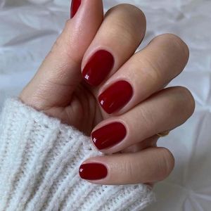 Kal-Ongles Fausses Press-On Carrés Courts, Rouge Brillant Uni, 24 Pièces, Ongles Acryliques Pour Femmes Et Filles - Neuf