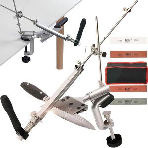 Aiguiseur De Couteaux Professionnel Aiguiseur De Couteaux De Pr&eacute;cision Aiguiseur De Couteaux Aiguiseur De Couteaux Professionnel Pour Couteaux De Cuisine De Chef Tous Les Couteaux Rotation 360&deg; - Neuf