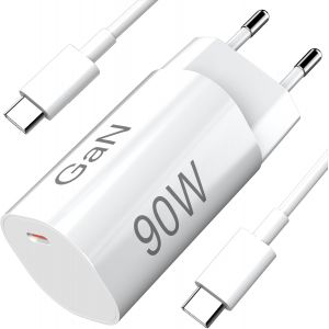 Checarzhn--No1-90w Chargeur Rapide Usb C Pour Xiaomi 15 Ultra Poco X7 Pro,Usb C Chargeur Secteur Avec Gan Tech Chargeur Turbo 6a Câble Typ C 1m Pour Xiaomi 14t 14 13 Ultra Note 14 13 12 Pro Poco F6 Pad 7pr - Neuf