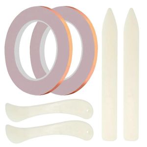 2rouleaux (36 Yards) 7/32 Pouces De Largeur Cuivre Soutenu Ruban De Feuille De Cuivre - Neuf