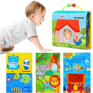Kalanka-Livre Bebe 0 3 6 Mois,Jouet Bebe 0-3 Mois,Jeux D Eveil Bebe 0-6 Mois,Livre Sensoriel Bebe,Livres D'éveil Cadeau Naissance - Neuf