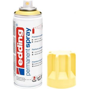 jaune pastel mat-200 ml-peinture acrylique pour peindre ou décorer verre,métal,bois,céramique,plastique,toile-peinture acrylique en aérosol - Neuf