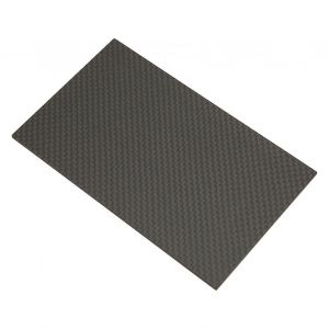 Panneau de fibre de carbone serg&eacute; mat 3K 75x125x2.0mm / 3.0x4.9x0.08inch - haute duret&eacute;,r&eacute;sistance &agrave; la corrosion pour jouets d'avion miniature - Neuf