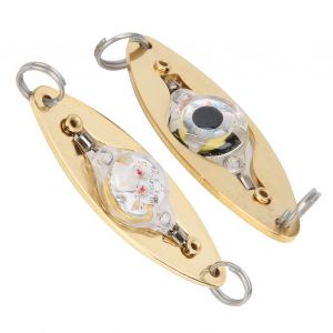 Mini Leurre De PêChe Sous-Marin En Forme D'oeil, Avec LumièRe Led, éTanche, Pour La PêChe De Nuit, 2 PièCes - Neuf