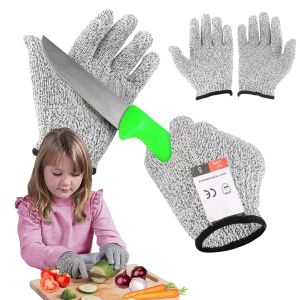 2 Paires Gant Anti Coupure Gants de Travail Gant Anti Coupure pour Enfants S&eacute;curit&eacute; Niveau 5 Protection Gants Anti-Enfant Femme Anti pour L'&Eacute;caillage D'hu&icirc;tres,Le Soudage - Neuf