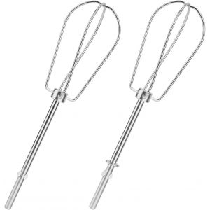 2 Pcs Hand Mixer Accessories W10490648 Stainless Steel Hand Mixers for KitchenAid KHM2B AP5644233 PS4082859 Part - Neuf